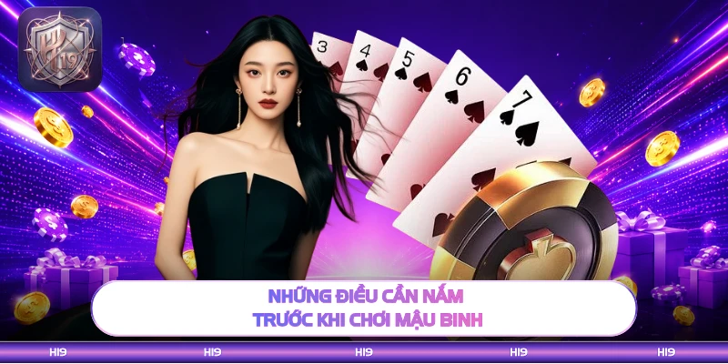  Những điều cần nắm trước khi chơi Mậu Binh